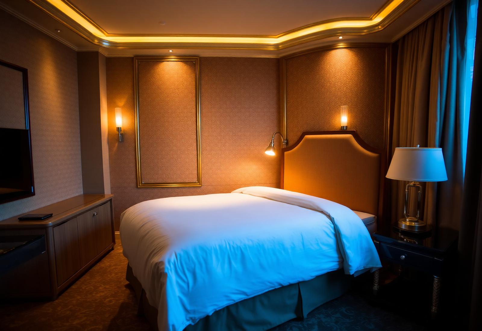 Deluxe room with marble bathroom